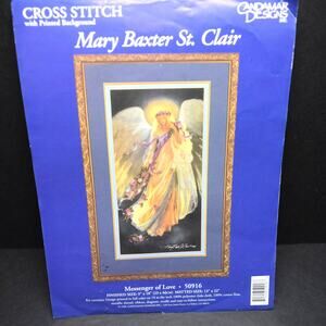 Mary Baxter St Clair Cross Stitch Kit Messenger of Love 50916 Candamar Open Pack